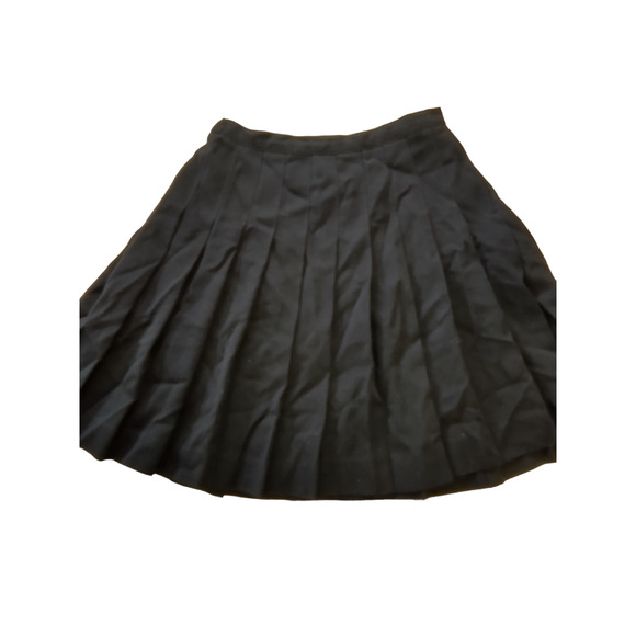 Jupe Mini Noire MILLY Avec Studs Dorés - Taille 12, Doublée, Fermeture éclair, Occasion En Excellent état